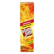 Slim Jim Original Giant Smoked Snack Stick Twin Packs, Smoked Meat Stick, 1.94 Oz, 24 Ct