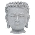 thumbnail image 1 of Maceta decorativa con forma de cabeza de Buda, organizador de regalos budista, figura para maceta de exterior Altura 106 cm, 1 of 8