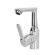 thumbnail image 5 of Grifo G1/4, grifo de lavabo de acero inoxidable, fregadero con rotación de 360 grados, grifo de agua fría y caliente para el hogar, 5 of 5