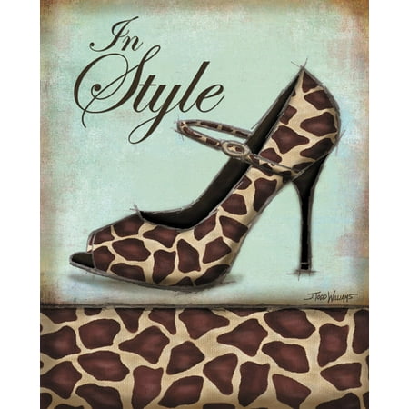 Giraffe Shoe - Mini Fashion Trendy Print Best Giraffe Cute Animal Classy Fashion Bed Room Decor (Best Operating Room Shoes)