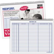 Rediform, RED9G620, Visitor's Log Book, 1 Each, White