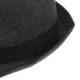 thumbnail image 3 of unbranded Sombrero Fedora Unisex Para Con Ancha En Oscuro Para Uso Diario, 3 of 6