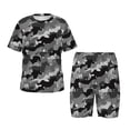 thumbnail image 1 of Balery Horse Silhouette Conjunto de Pijama Infantil de Manga Corta con Estampado – Ropa de Dormir de Algodón Suave-XX-Large, 1 of 6