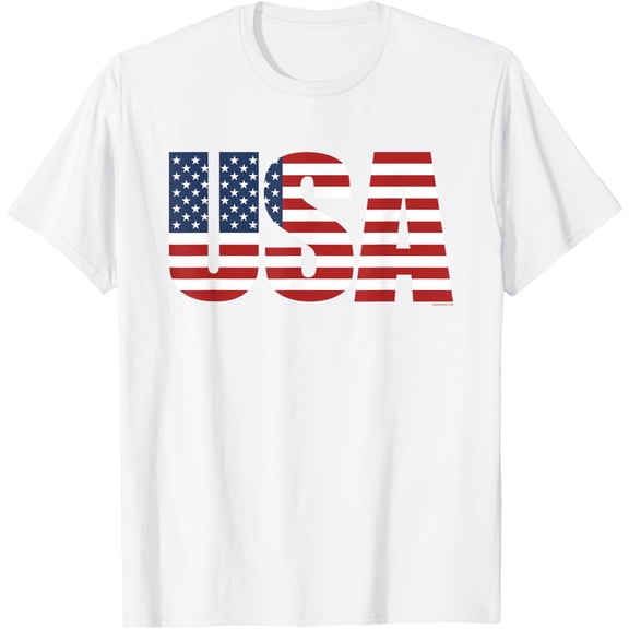 t-shirt USA T Shirt Women Men Patriotic 4th of July American Flag T-Shirt mens t shirt,white,women,funny,misfits,men,journey