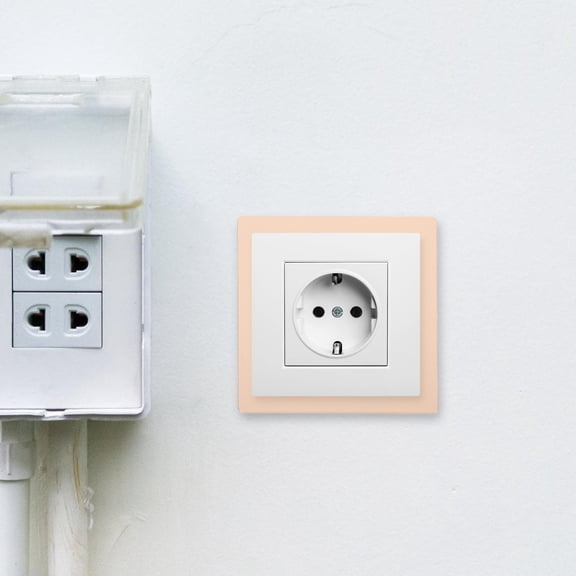 Soimiss Home Use Golden Decorative Wall Plate Cover with Extended Light Switch Guard