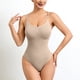 thumbnail image 1 of Body moldeador de moda para mujer, ajustado, informal, liso, mono de yoga, pantalones cortos, corsé, mono para mujer, 1 of 9