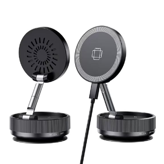 15W  Vacuum Magnetic Wireless Car Charger for iPhone  17 16 16e 15 14 13 with MagSafe Case