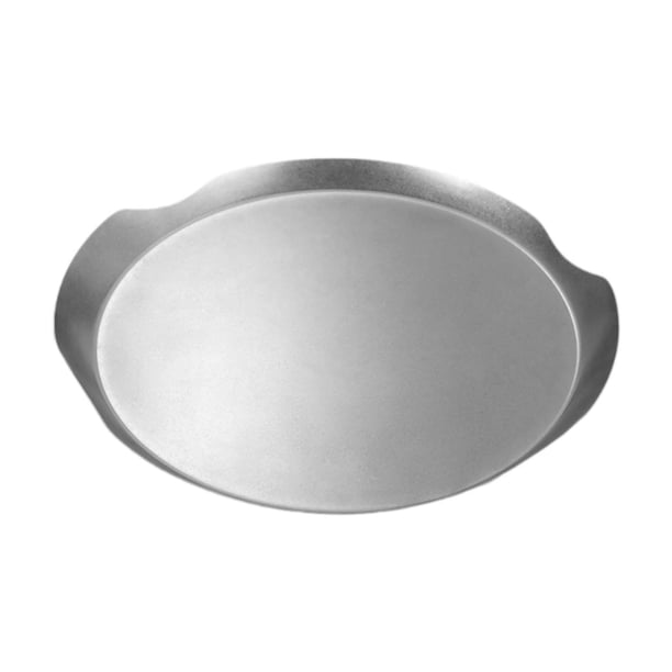 Plato de acero inoxidable para cena, platos para aperitivos, versátil, moderno plato de postre, plato para servir para restaurante, cafetería, comedor B