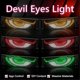 thumbnail image 2 of unique 2PCS Windshield Devil'S Eyes Bliking Flashing LED Eyes on the Windshield Truck Window LED Screen for Car, 2 of 4