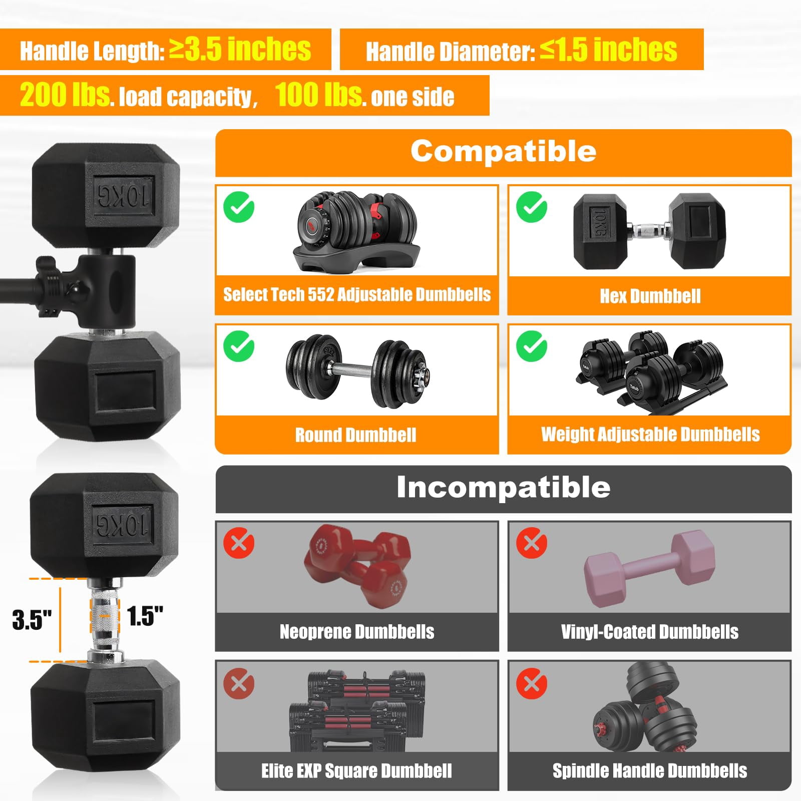 Dumbbell Barbell Converter Bar  Adjustable Weight To Easy Grip & Installation Lifting Ideal For Strength Home Gym