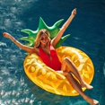 thumbnail image 1 of Colchón de aire inflable Anillo de natación gigante Piscina - 45 cm Piña Natación Animal Anillo de natación Colchón de aire Agua Fiesta en la playa Juguete Juguetes acuáticos Juguetes de verano Niños TUNC Sencillez, 1 of 5