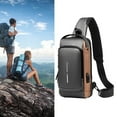 thumbnail image 4 of Cycling Chest Pack,Password Sling Backpack Anti Cycling Chest Bag Sling Backpack Seamless Integration, 4 of 8