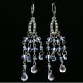 thumbnail image 2 of Mi Amore Drop-Dangle-Earrings Blue/Silver-Tone, 2 of 4