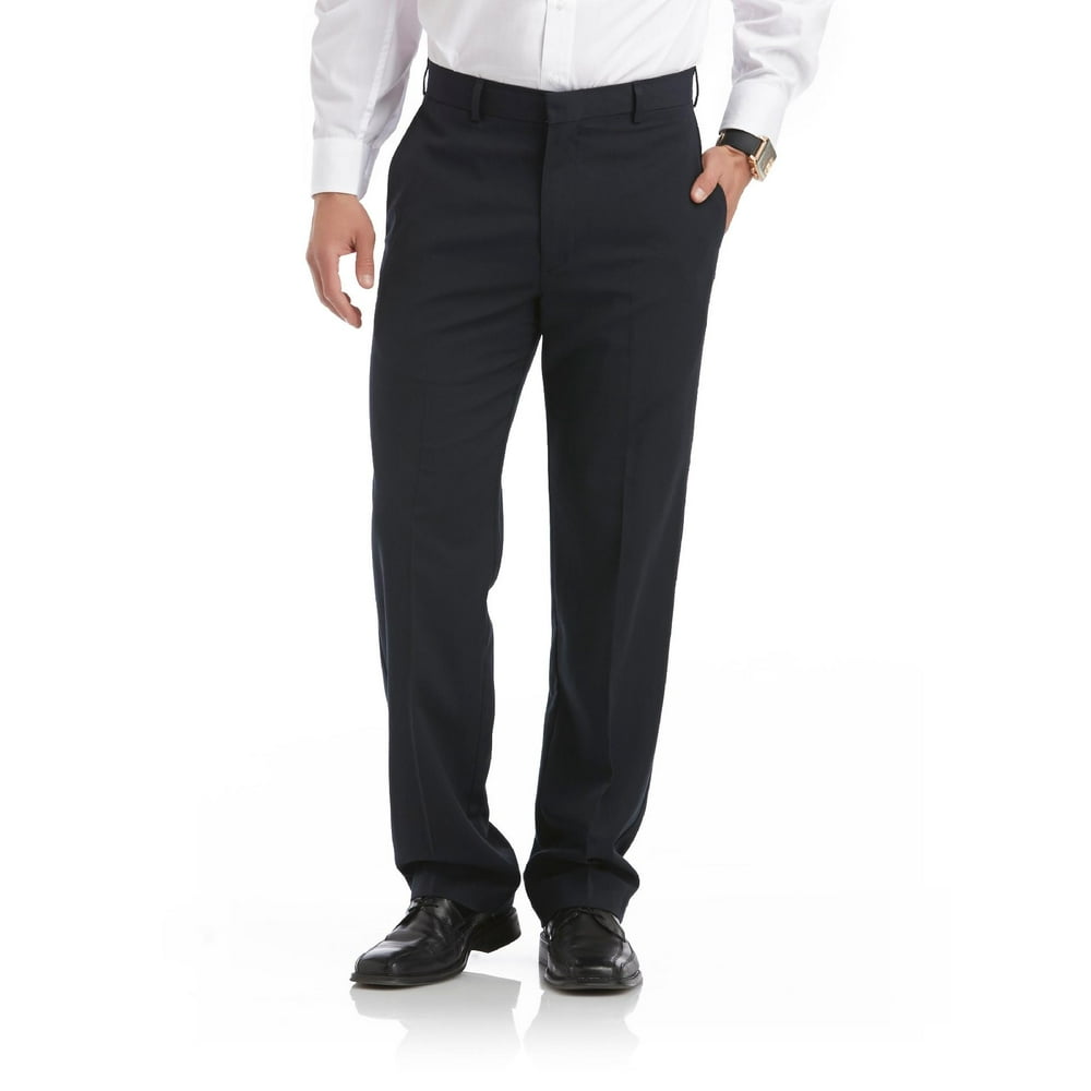 Covington Covington Men's Essential Pant, Flat Front, Dark Charcoal
