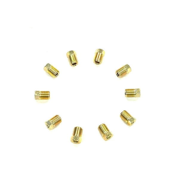 The Stop Shop Metric Brake Line Invert Flare Fittings for 3/16" Tube. 10 x 1 mm (Pack of 10)