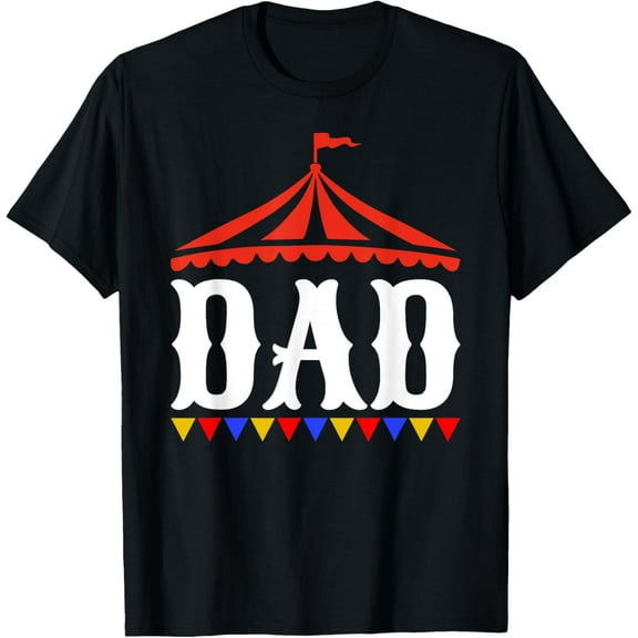 Exquisite and comfortable-Circus Dad of The Birthday Boy & Girl Carnival Family Outfit T-Shirt