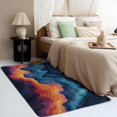 thumbnail image 3 of Colorful Rugs for Living Room Bedroom - Swirl Rug 4x6 - Abstract Art Carpet for Home Decor - Washable Non Slip Patterned Indoor Large Area Rug - Soft & Low Pile (ZJ&438), 3 of 7