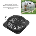 thumbnail image 4 of Ventilador de ventilación solar extractor solar de poco ruido de 98 pulgadas de diámetro para cobertizos ANGGREK Otros, 4 of 8