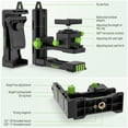 thumbnail image 2 of Fine-tuning Bracket Mount for Laser Level, 360° Multifunctional Magnetic Pivoting Base with Adjustable Spring Clip, 2 of 9
