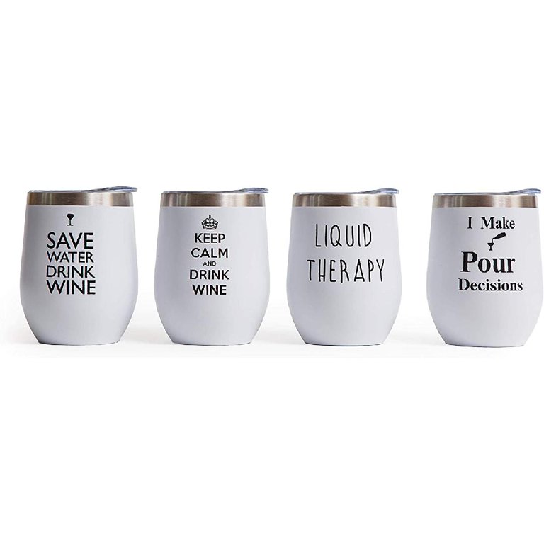 Nana's Sippy Cup Metal Wine Tumbler, Funny Wine Tumbler, Sassy Wine Cooler