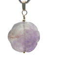 thumbnail image 4 of Amethyst Rose Pendant Necklace | Semi Precious Stone Jewelry | 14kgf Pendant |, 4 of 11