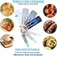 thumbnail image 4 of Blow Torch Lighter Kitchen Butane Culinary Torch Chef Cooking Torch Professional Adjustable Flame Lighter with 360 Degree Inverted for DIY, Creme, Brulee, BBQ, Baking, Camping and Jewellery, 4 of 6