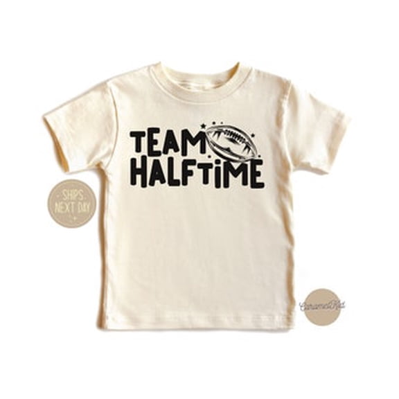Bella Canvas Halftime Super Bowl Kids Football Baby Super Bowl 2025 Toddler Usher Halftime Game Day Sunday Football Tee Toddler Shirt
