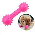 thumbnail image 1 of Pet Chew Toy Rubber Dumbbell Interactive Dog Sound Toy Dog Teething Toy, 1 of 8