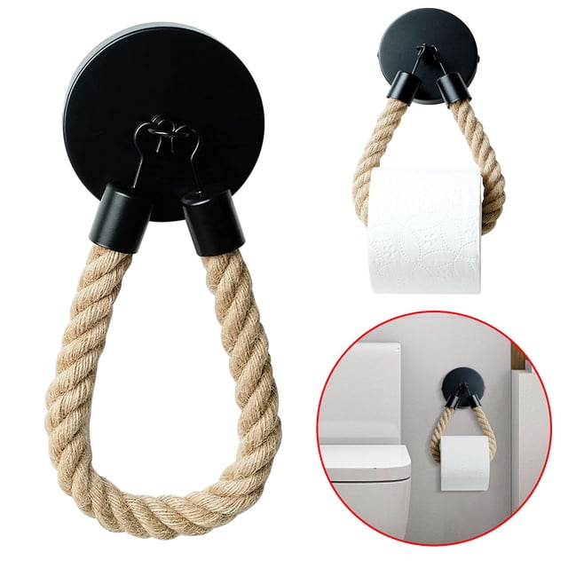Oleegame 1PC Spoon And Lid Rest Kitchen Towel Hook Shelving Rope Roll Rack Paper Paper Rack Toilet Bathroom Products