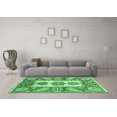 thumbnail image 3 of Ahgly Company Indoor Rectangle Abstract Emerald Green Modern Area Rugs, 4' x 6', 3 of 4