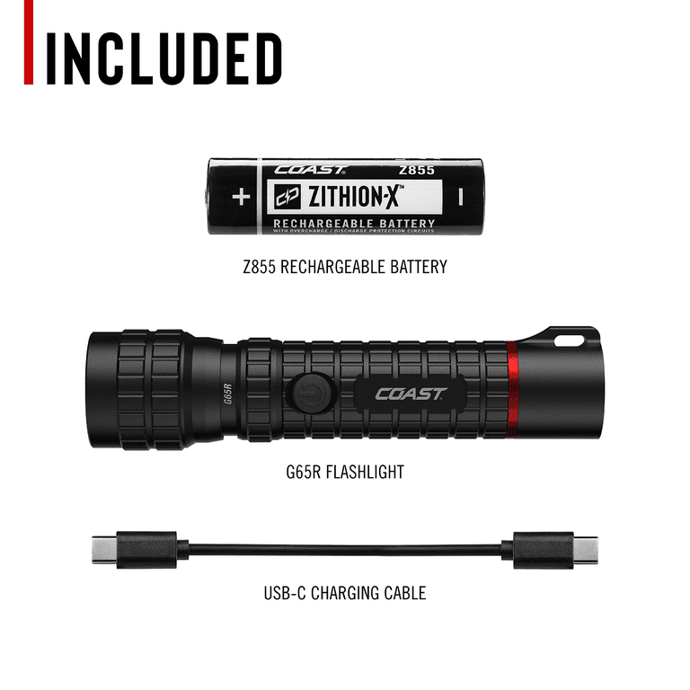 Coast G65R 1500 Lumen Rechargeable LED Flashlight photo 7