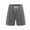 Gray, variant on Chiccall Mens Shorts Solid Loose Mesh Athletic Joggers Shorts Casual Elastic Waist Drawstring Summer Beach Shorts