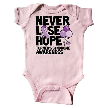

Inktastic Turners Syndrome Awareness Never Lose Hope Gift Baby Boy or Baby Girl Bodysuit