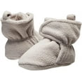 thumbnail image 6 of Hudson Baby Baby and Toddler Cozy Fleece Booties, Neutral Gray, 6-12 Months, 6 of 8