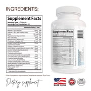Happy Millions Glucopause Blood Sugar Support Dietary Supplement, 60 Capsules
