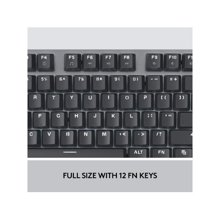 Logitech - K845 Full-size Wired Mechanical Linear Keyboard - Graphite