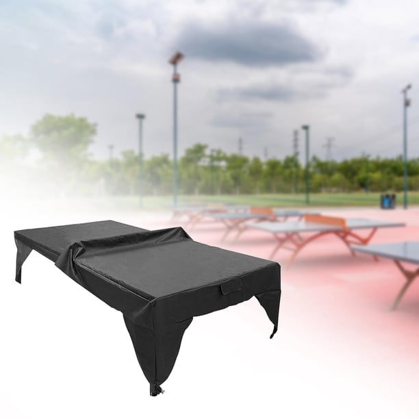 Cubierta para mesa de pong Cola portátil resistente para patio negro
