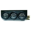 Auto Meter 2348 2IN 3 Gauge Cosnole, Oil/ Water/Volt, Mech, Black Fits 2005 Buick LeSabre