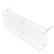 TEHAUX White Metal Computer Riser Stand for Desk Organization, Ergonomic Laptop and Monitor Holder to Improve Posture