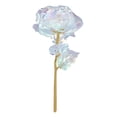 thumbnail image 4 of Rosa artificial romántica de floración eterna, rosas decorativas realistas, regalo para aniversario, San Valentín, cumpleaños (flor desnuda sin luz)., 4 of 5