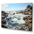 thumbnail image 2 of Designart "Unbridled Beauty In Beach Landscapes I" Coastal Coral Under Water Canvas Wall Art, 2 of 7