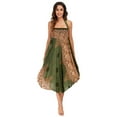 thumbnail image 6 of Boho Maxi Skirt Cover up Dancing Costume Beach Dress for Women Stage Performance, 6 of 8