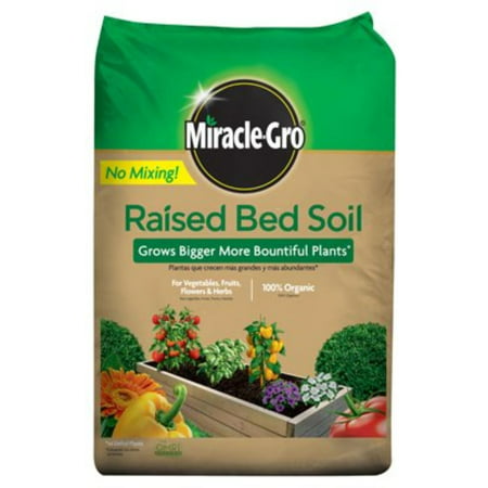 73959430 Raised Bed Soil, 100% organic By Scotts Growing