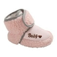 thumbnail image 3 of Para Bebé Recién Nacido, Suela Suave Y Cálida, Para El Invierno, Para Niños Y Niñas, Color Rosa, 13 Cm Rosa 13cm, 3 of 9