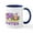 White/Navy Inside, variant on CafePress - Happy Easter Mugs - 11 oz Ceramic Mug - Novelty Coffee Tea Cup