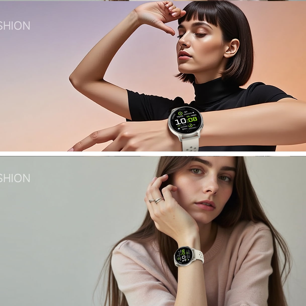 Smart Watch with 1.32" AMOLED Display, Long Battery Life, Outdoor Design, Water Resistant
