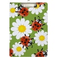 thumbnail image 2 of FMSHPON Ladybirds Flowers Clipboard Hardboard Wood Nursing Clip Board and Pull for Standard A4 Letter 13x9 inches, 2 of 7