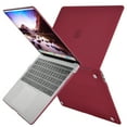 thumbnail image 3 of Mosiso MacBook Air 13 inch Case 2020 Release A2337 M1 A2179 Hard Cover Shell for New Air 13 inch + Keyboard Cover, Wine Red, 3 of 4