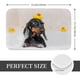 thumbnail image 2 of Balery Dachshund Sitting in Bathtub Felpudo de franela, resistente a las manchas y a la decoloración, para uso interior y exterior, fácil de limpiar, 40 x 60 cm, 2 of 7