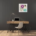 thumbnail image 3 of Sasha 15x15 White Modern Wood Framed Museum Art Print Titled - Petals of Paris II, 3 of 4